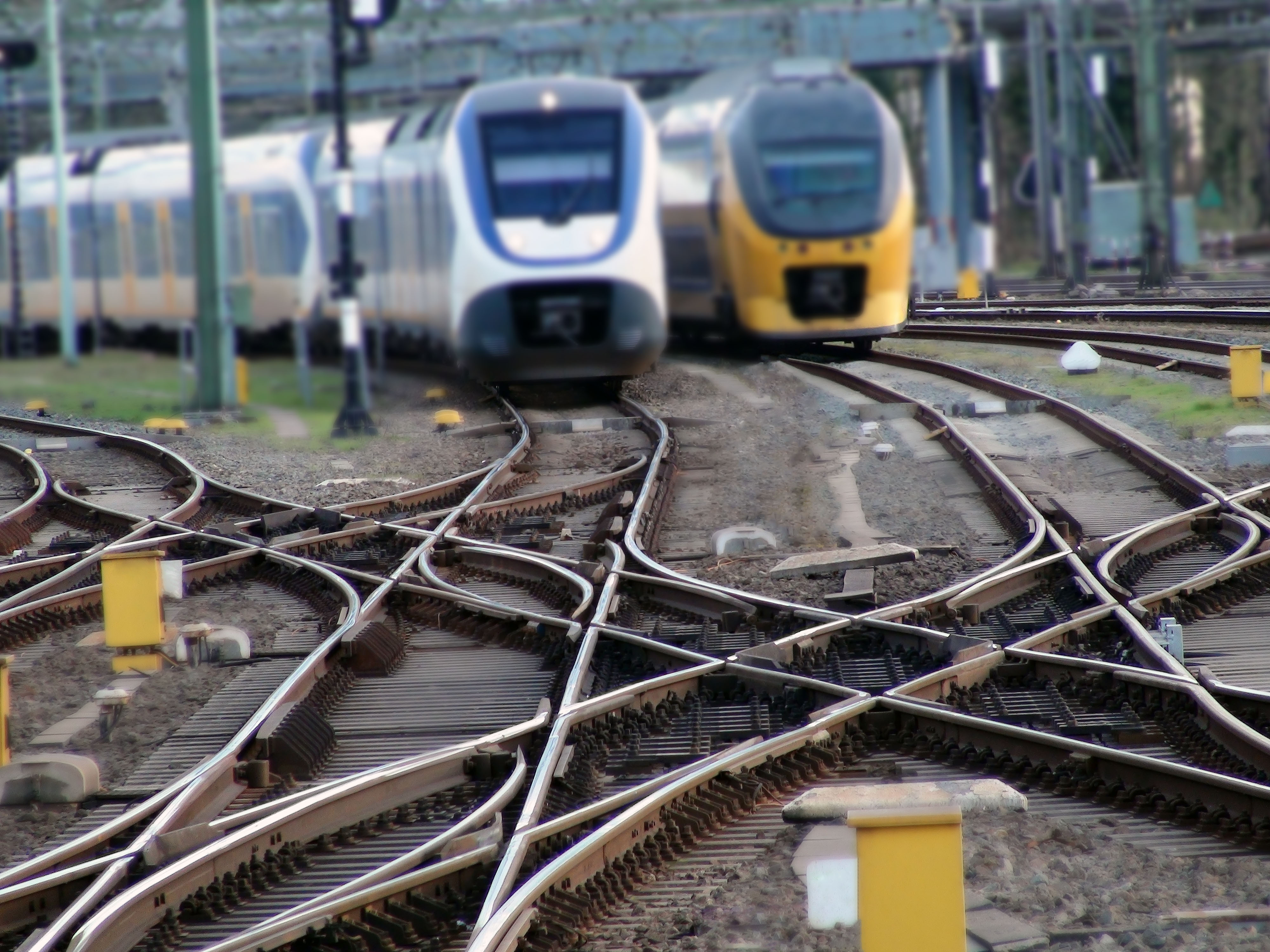 Treinen op spoor